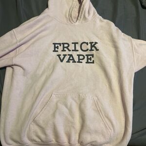 Pink Hoodie with Graphic Text